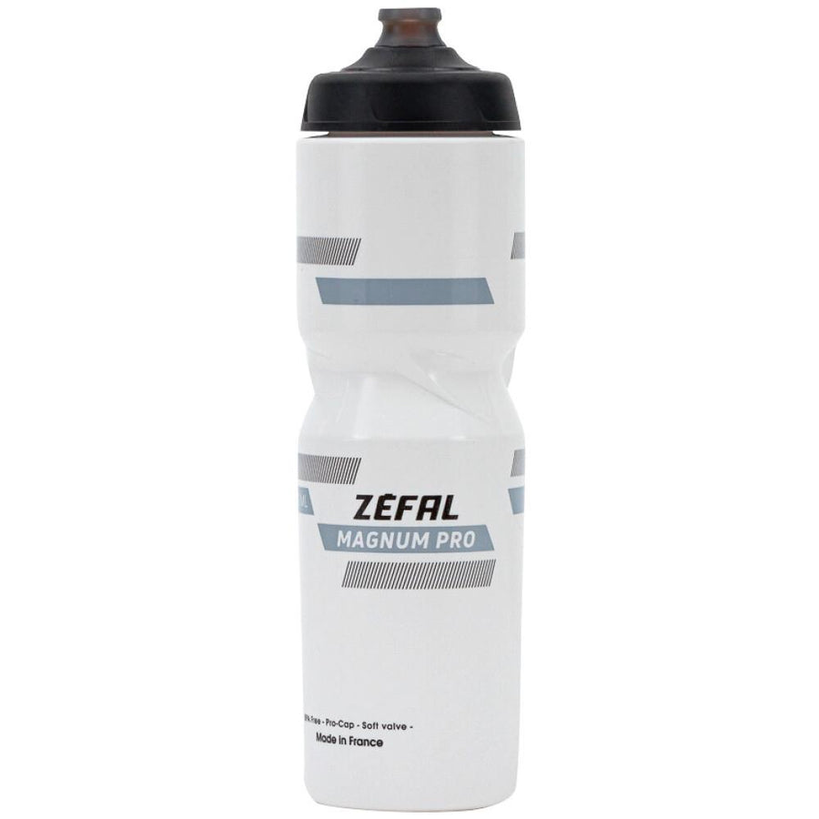 Zéfal Trinkflasche Magnum Pro 975 ml Weiß - hohe Kapazität & hygienischer Trinkkomfort