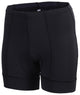 CHIBA Hose Damen - Radhose mit Sitzpolster, atmungsaktiv, schwarz, Größe M