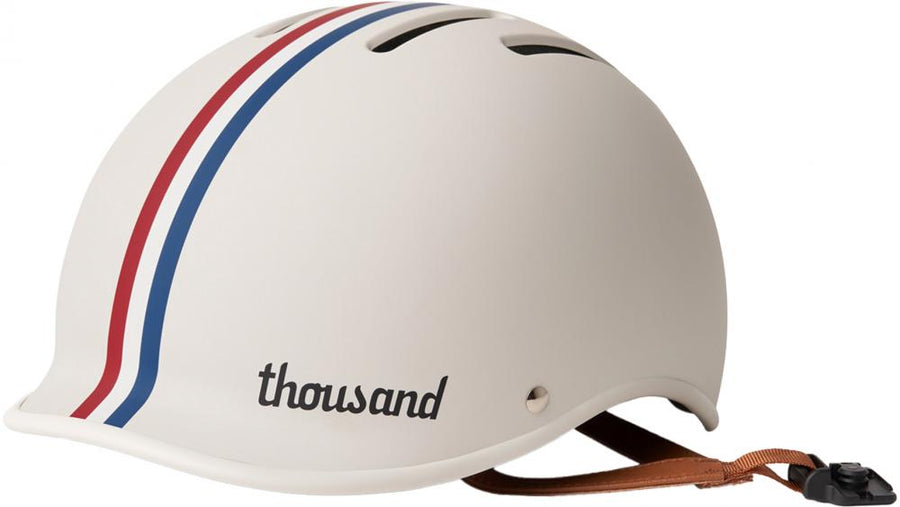 Thousand Heritage 2.0 City-Fahrradhelm Speedway Creme - kleine Größe (54-57 cm), Magnetverschluss, PopLock & aktive Belüftung