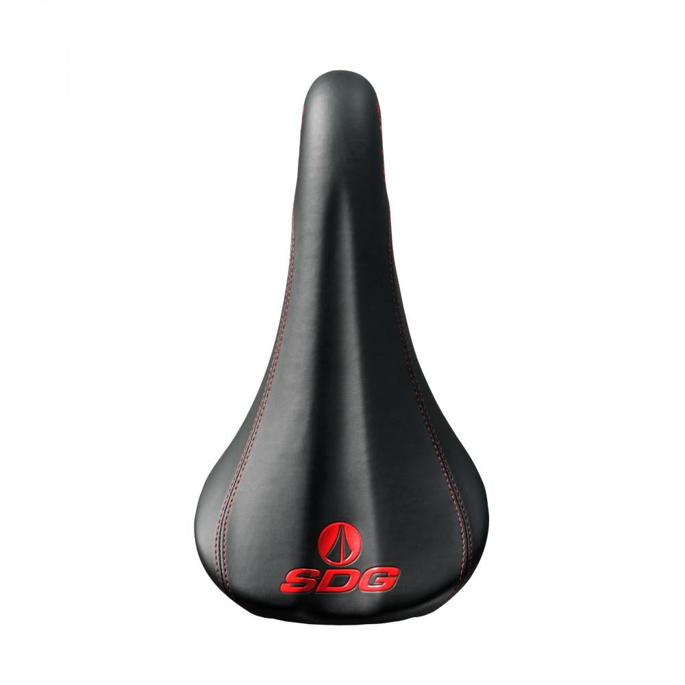 SDG Bel-Air RL Sattel Stahl 7x7mm schwarz-rot