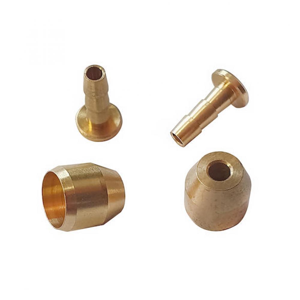 Hayes Stützhülse mit Olive 5 mm Messing - zuverlässige Hydraulikleitung-Anbindung