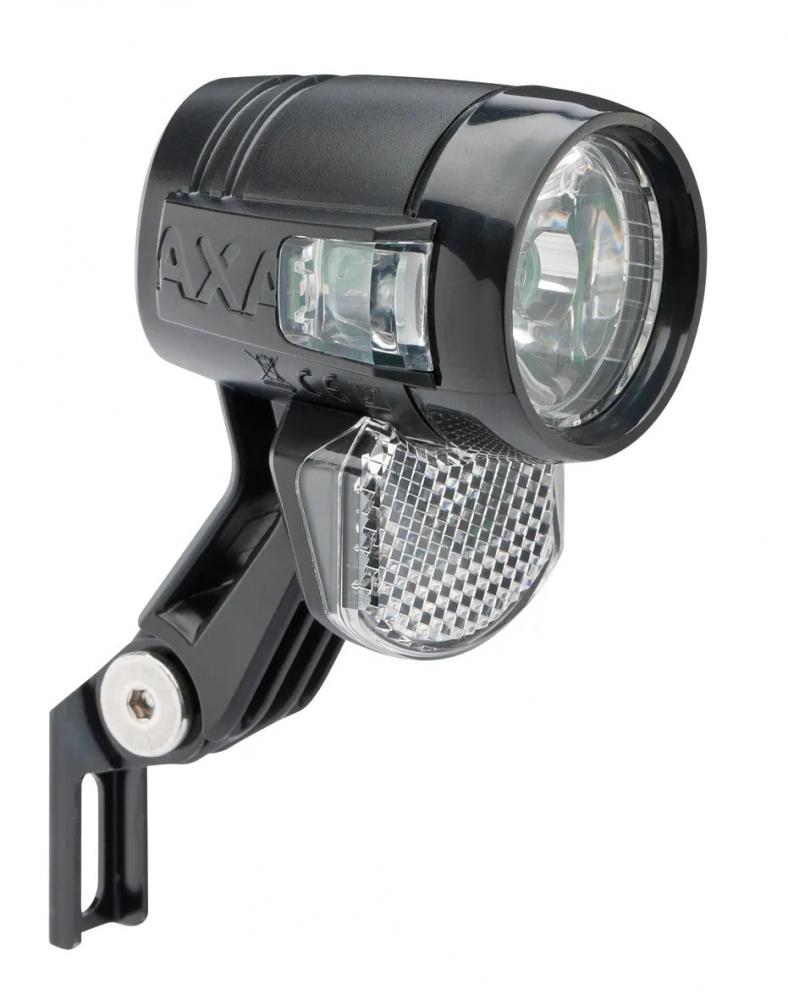 AXA Blueline 30 E-Bike LED-Scheinwerfer - 30 Lux Frontlicht mit Standlicht