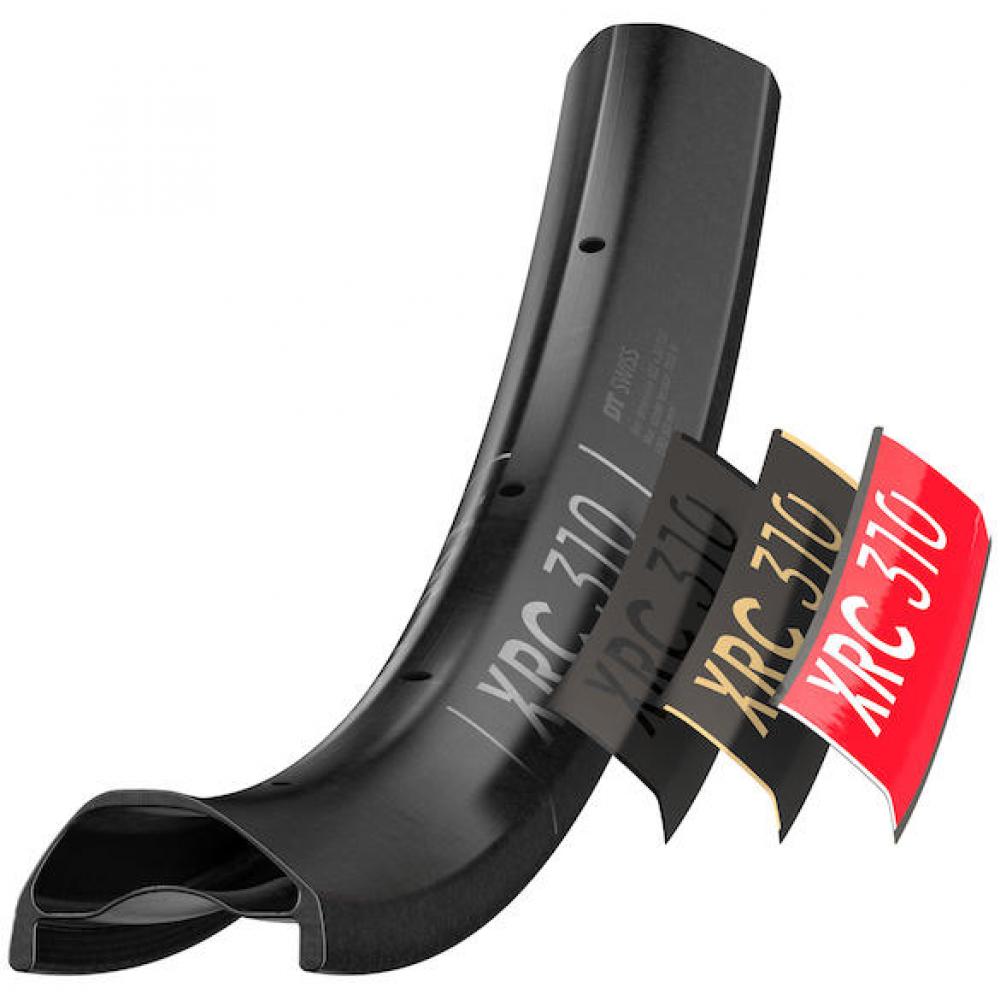 DT Swiss XRC 310 Carbon Felge 29 Zoll schwarz, ultraleichte MTB Cross-Country Felge mit Logo-Farboptionen.