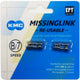 KMC Missinglink 7/8R EPT Kettenschloss 2 Stück für Ketten 7,1mm silber