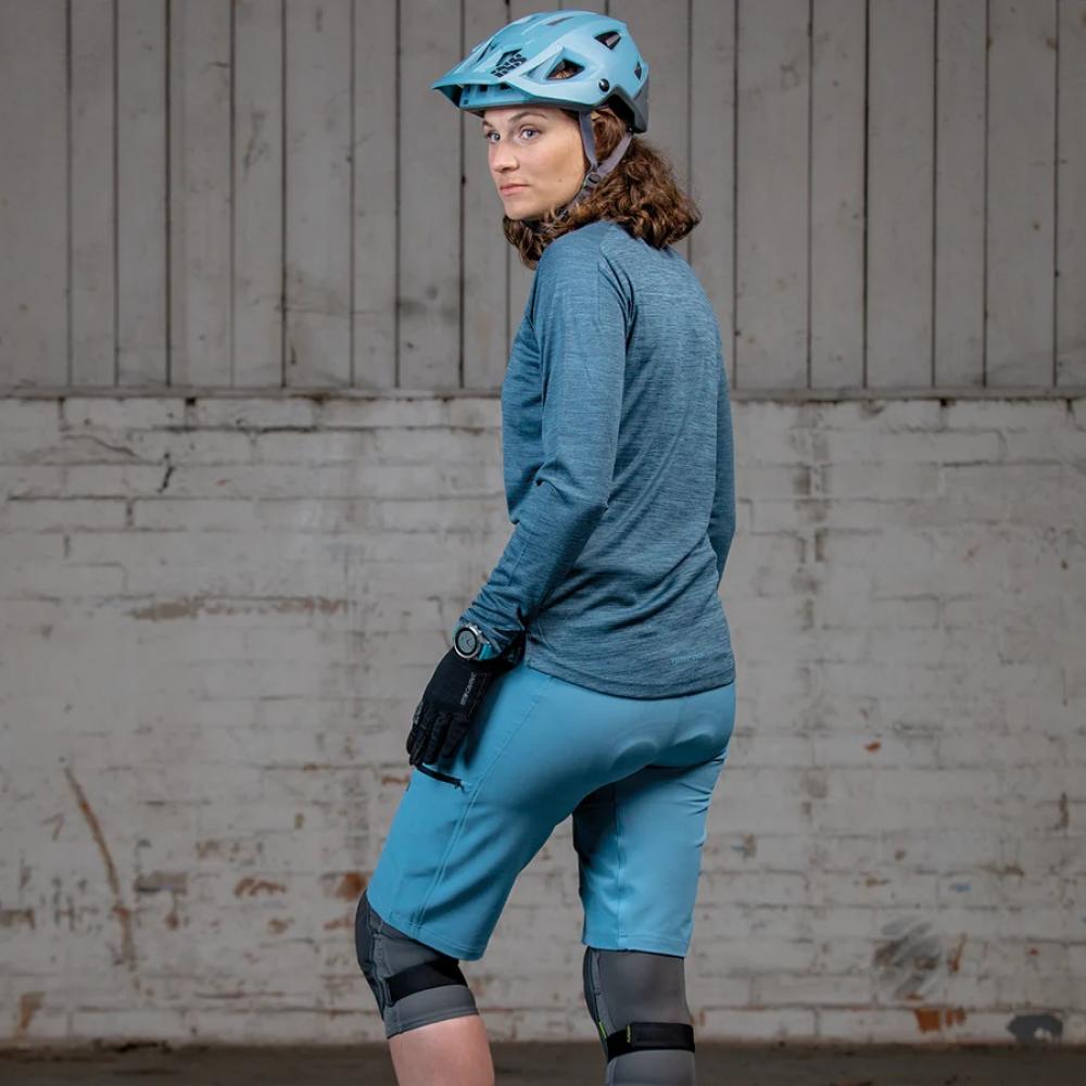 IXS Sports Division iXS Flow X Women longsleeve jersey 36 Ocean - atmungsaktives Trail-Trikot