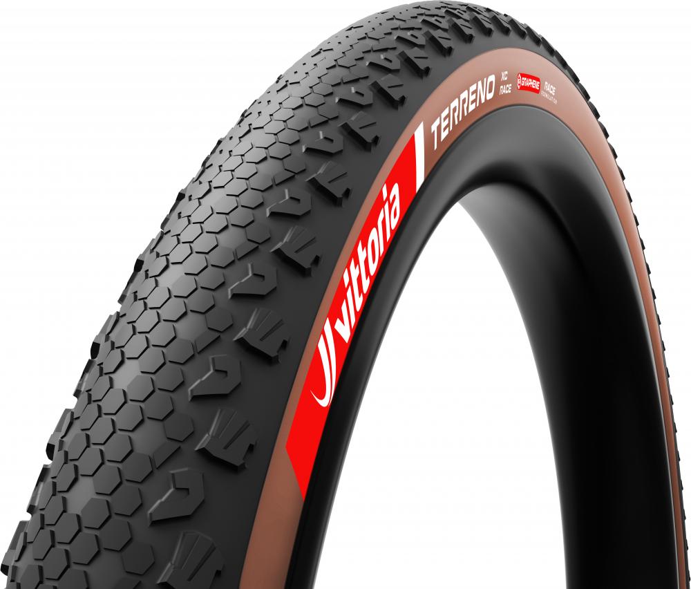 Vittoria Terreno XC Race 29 Zoll (60-622) Schwarz/Braun 60 Schwarz - schneller XC-Reifen für Hardpack