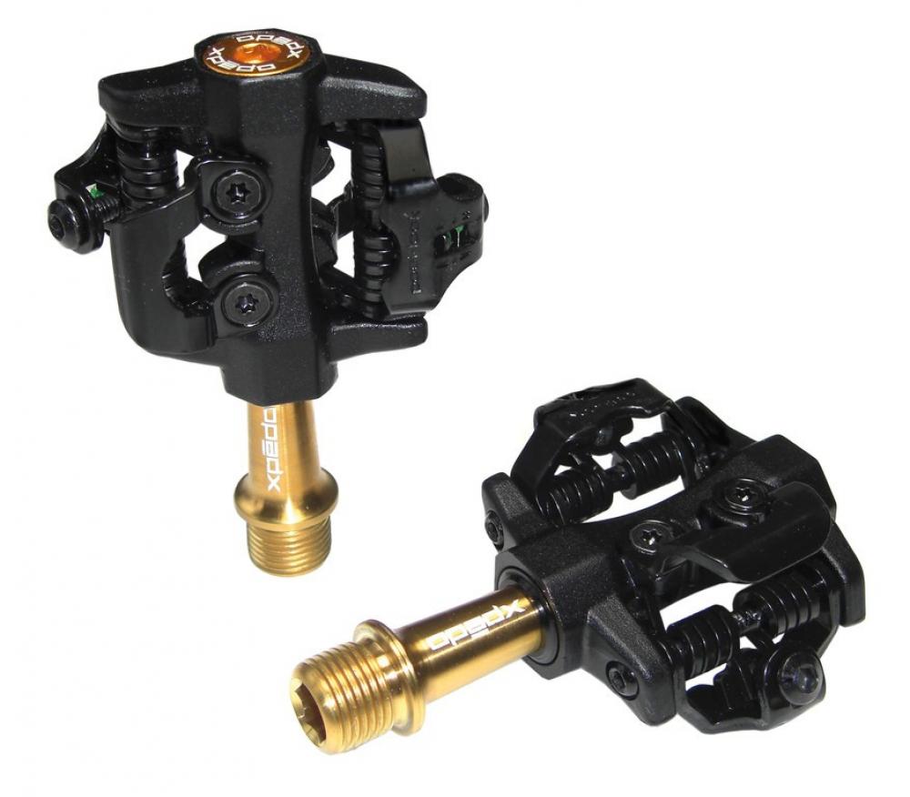 Xpedo CXR Pro Clipless Fahrradpedale schwarz/gold 9/16 Zoll XMF10AT.