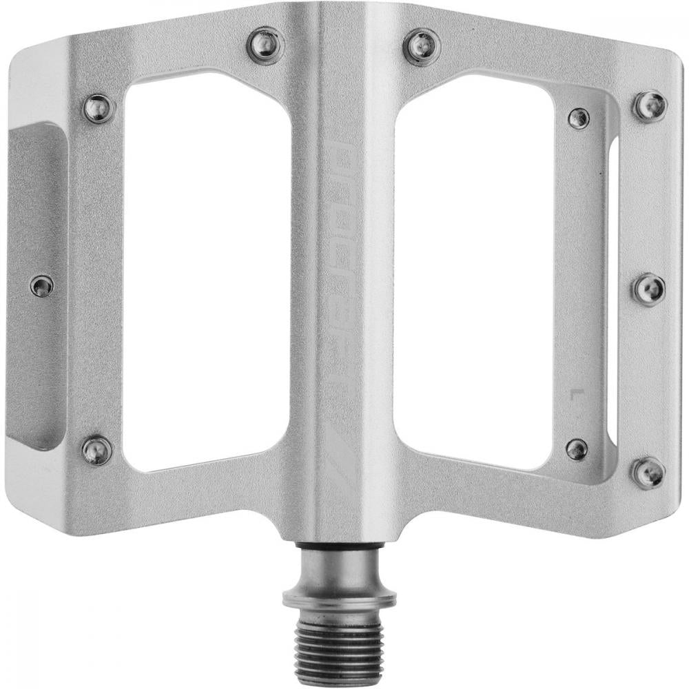 Procraft Pedale Small Grip Advanced CNC 93 x 94 mm Silber - maximaler Grip für kleine Füße