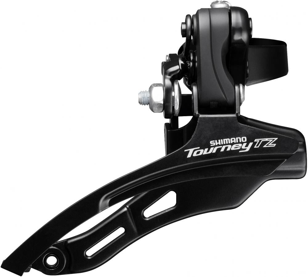 SHIMANO Umwerfer TOURNEY TZ FD-TZ500 3-fach MTB/Trekking - zuverlässige Schaltperformance für Einsteiger