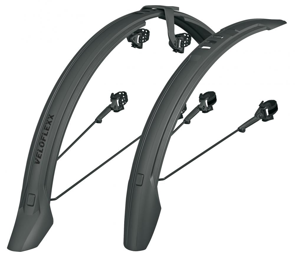 SKS VELOFLEXX 65 29" Schutzblech-Set - Für MTB und City-Bikes, werkzeugfreie Montage, passend für 2,0"-2,35" Reifen, robust und flexibel