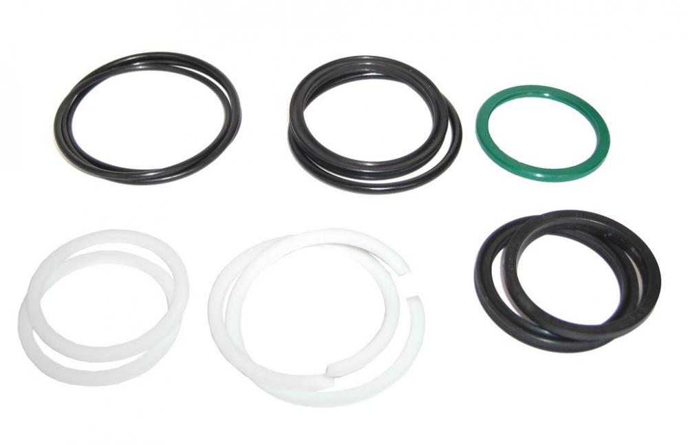 ROCKSHOX Dämpfer Serv Kit Monarch RT3: Schwarze, weiße und grüne O-Ringe/Dichtungen.