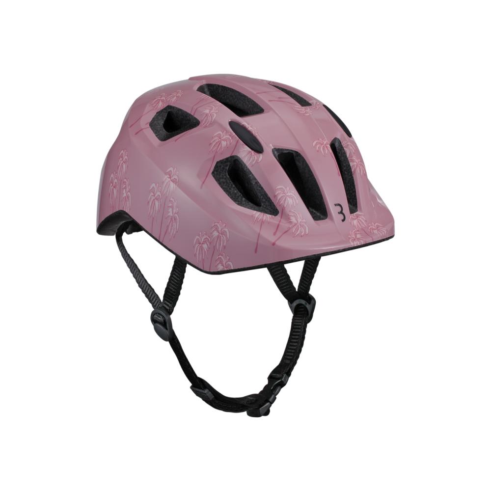 BBB Cycling BBB helm Hero M (52-56cm) M pink palmtrees - sicherer Kinder-Fahrradhelm mit Top-Belüftung