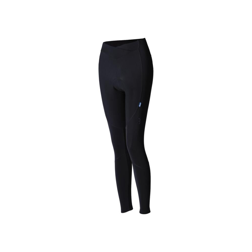 BBB Cycling Damen Winterhose Coldshield Schwarz M - warme, atmungsaktive Radhose für den Winter