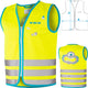 Wowow Sicherheitsweste Crazy Monster Jacket für Kinder Größe XS gelb