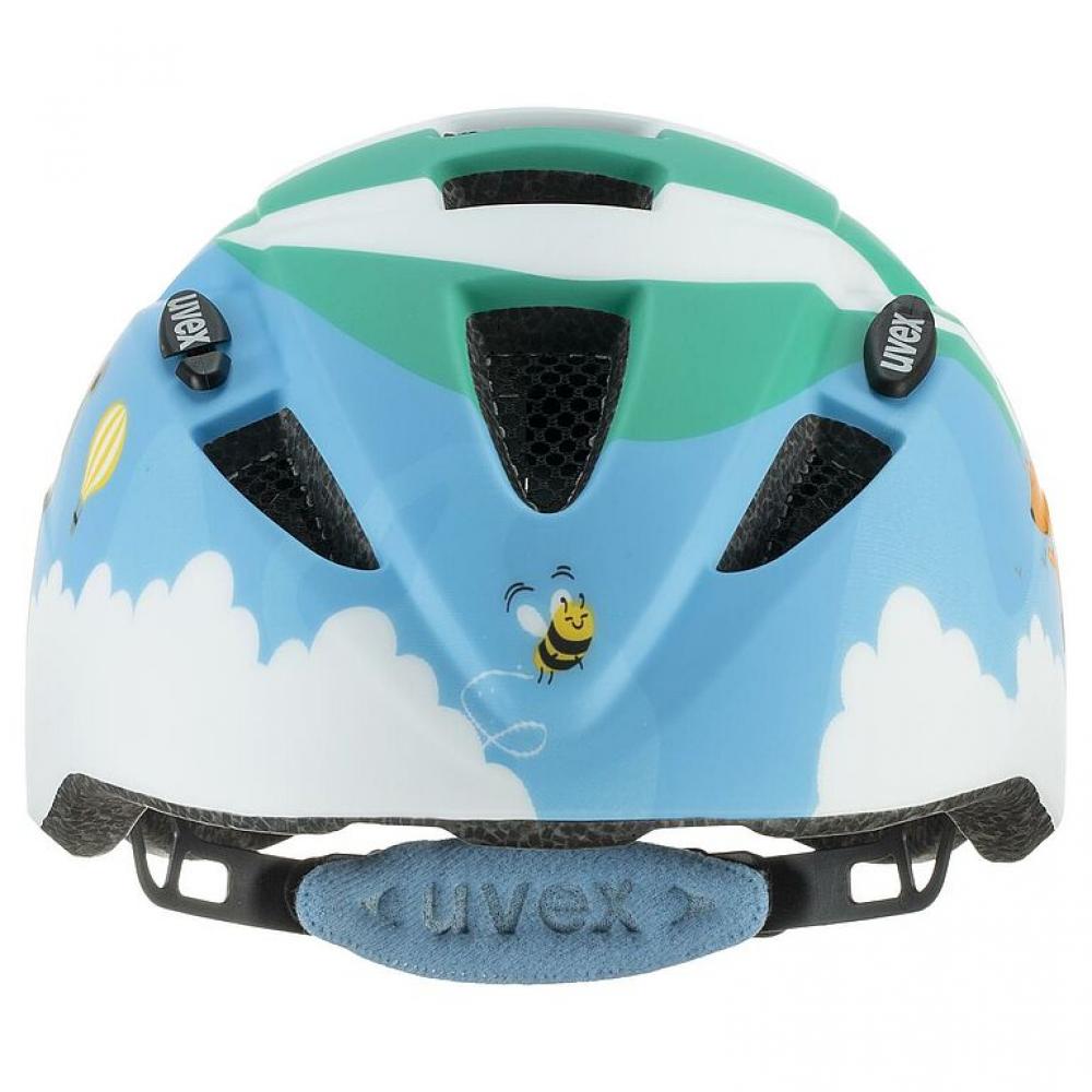 uvex Kid 2 cc - Leichter Kinder-Fahrradhelm mit IAS-System für perfekte Passform - stoßabsorbierend - mit FAS-Gurtband - LED-erweiterbar - ballon matt - 46-52 cm