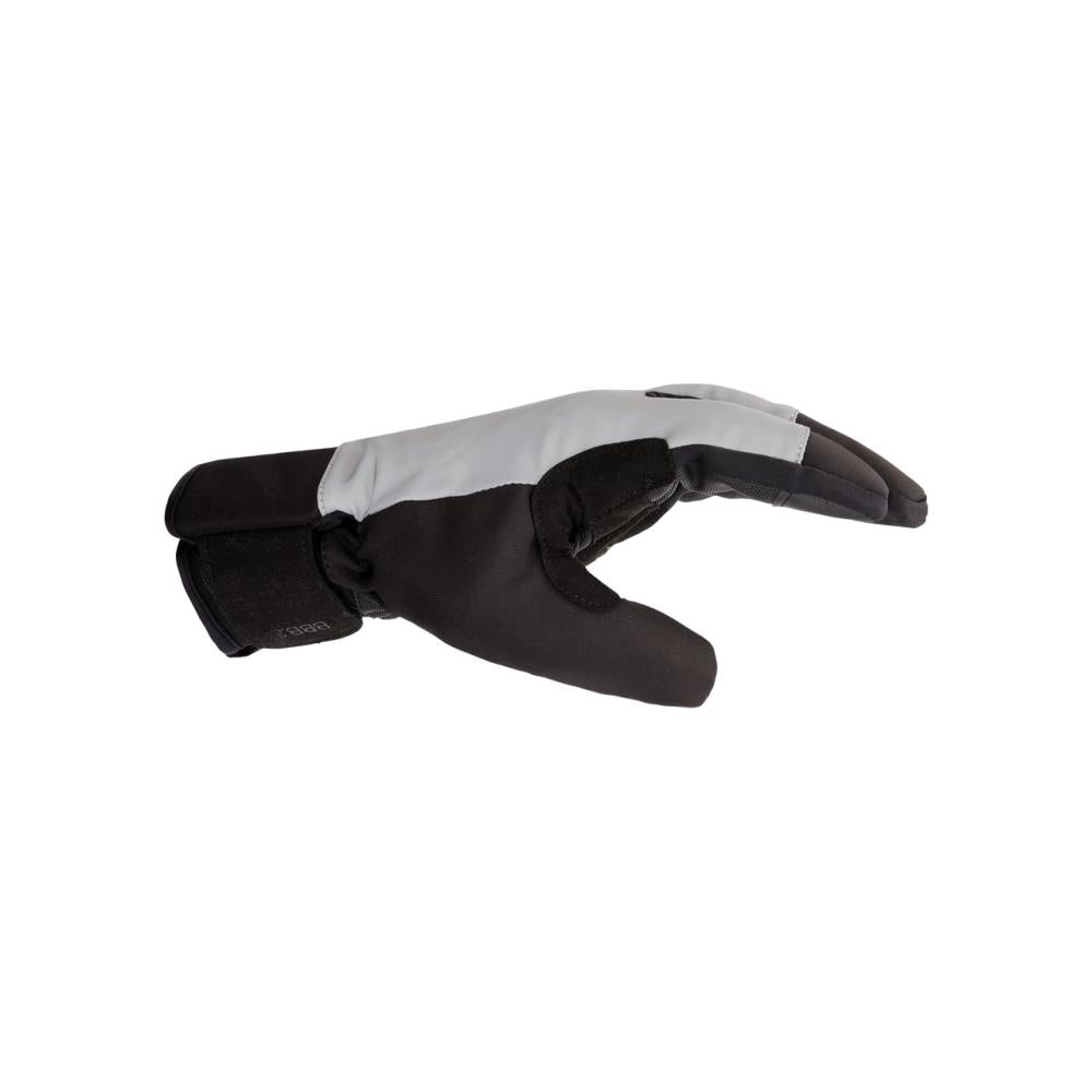 BBB Cycling ColdShield Winterhandschuh reflektierend schwarz-grau, warmer Wetterschutz im Winter.