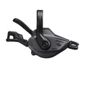 Schwarzer Shimano Deore XT SL-M8130 11-fach Mountainbike-Schalthebel mit Schelle.
