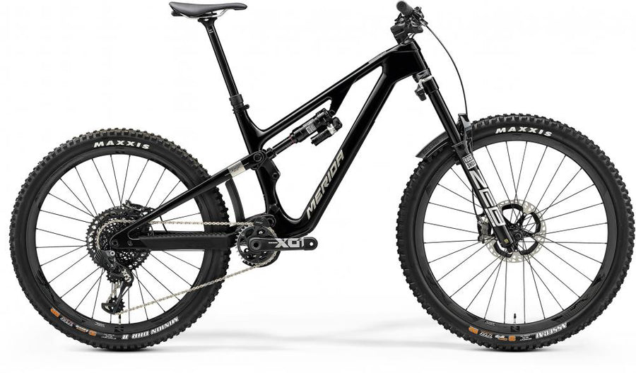 Merida ONE-SIXTY 10K HP1 schwarz/silber XS (14,5) Schwarz/Silber - High-Performance Endurobike