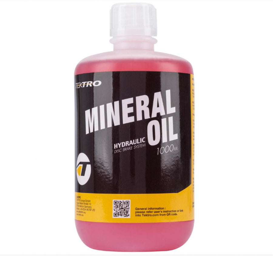 TEKTRO Mineralöl 1000 ml - Nicht-korrosiv für hydraulische Scheibenbremsen