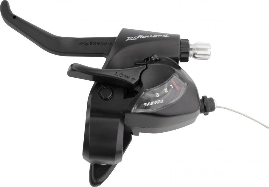 SHIMANO Schalt Bremshebel ST-TX800 3 fach Links Schwarz 2 Finger Schalt Bremshebel