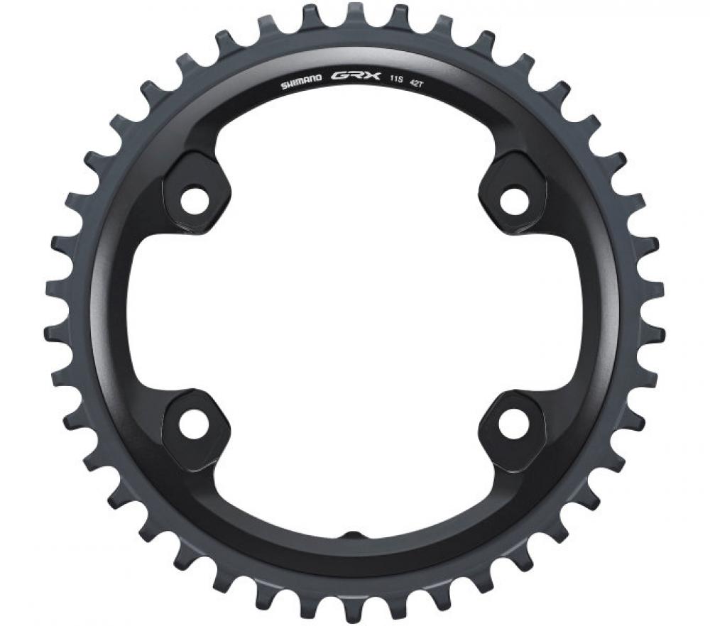 SHIMANO Kettenblatt GRX FC-RX810 42Z Schwarz - Effiziente 1-fach-Performance für Gravel und Road