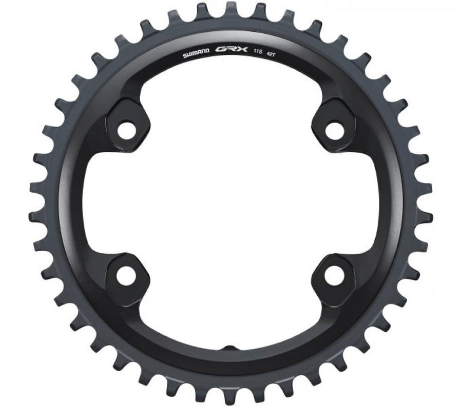 SHIMANO Kettenblatt GRX FC-RX810 42Z Schwarz - Effiziente 1-fach-Performance für Gravel und Road