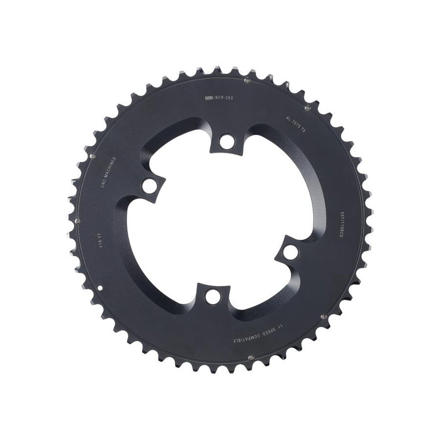 BBB Cycling BBB Kettenblatt ElevenGear 53T/110mm anthrazit 53T/110 mm anthrazit - effiziente Übersetzung in moderner Ausführung