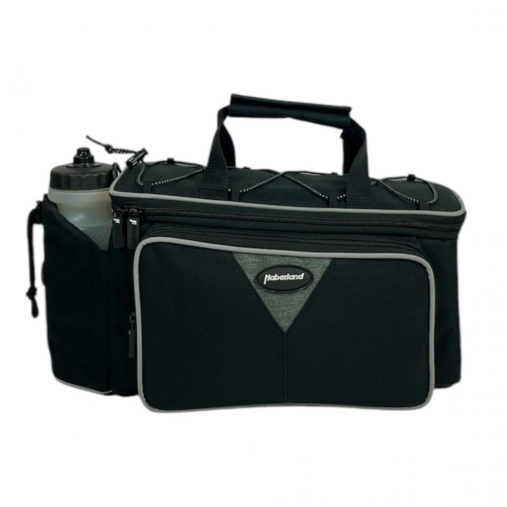 Haberland Gepäckträgeraufsatztasche Flexibag schwarz - flexible Transportlösung für den Alltag