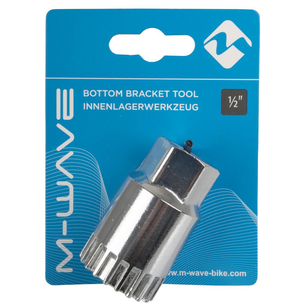 M-WAVE Innenlagerwerkzeug passend für Shimano Innenlager, Stahl, AM-Verpackung