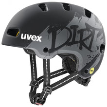 uvex kid 4 style MIPS Kinder-Fahrradhelm 55-58 Zentimeter - dirt black matt, ABS-Hartschale, EPS, MIPS, urban, BMX, Skaten