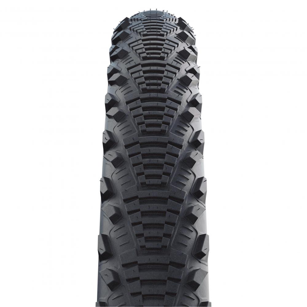 Schwalbe CX Comp 28x1.50 Drahtreifen 40-622 mit HS369 Profil und Reflexstreifen für Cross- und Trekkingbikes.