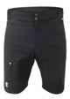 CHIBA Man Leisure Pants Nature - Radhose Herren L schwarz, atmungsaktiv, reflektierendes Logo