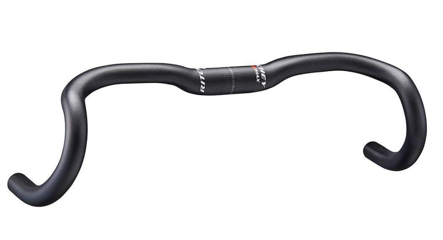 Ritchey Comp ErgoMax Drop Lenker 31,8 mm, 46 cm Breite, 128 mm Drop, 73 mm Reach, 10 mm Rise, 4° Backsweep, 12° Flare, BB Schwarz