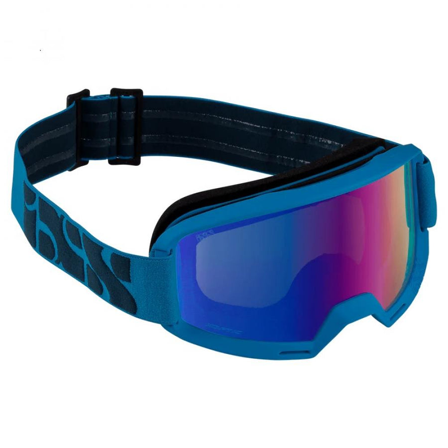 IXS Sports Division iXS Hack Goggle Mirror unis Racing Blue - weites Sichtfeld & hoher Komfort