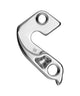 Marwi Schaltauge GH-094 mit Schraube M8 x 1.2 Aluminium silber Schaltaugenhalter Schaltwerkaufnahme Ersatzteil 439094