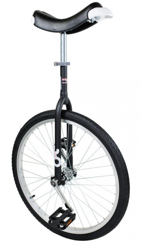 QU-AX Einrad OnlyOne 24\" schwarz Alufelge, Reifen schwarz