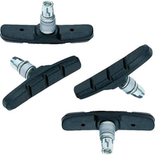 Point V-Brake Bremsschuhe 70 mm symmetrisch schwarz - 2 Paar, Alufelge
