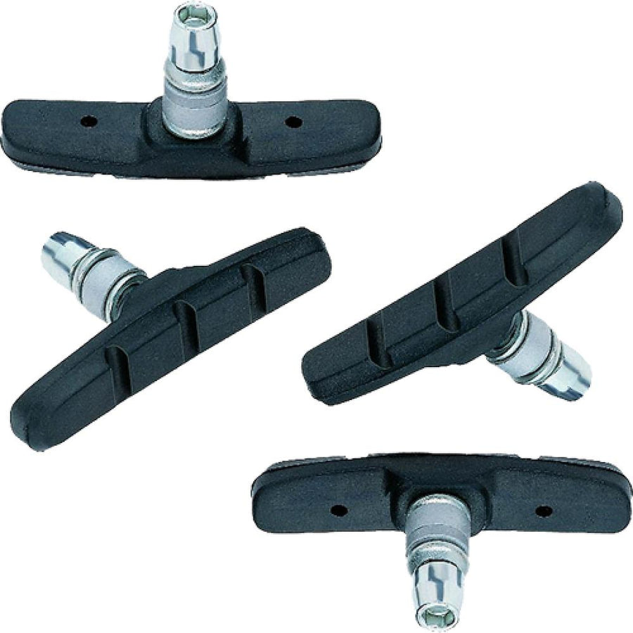 Point V-Brake Bremsschuhe 70 mm symmetrisch schwarz - 2 Paar, Alufelge