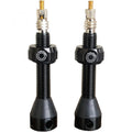 Tubolight Tubeless-Ventile Aluminium schwarz 40 mm Schwarz - optimale Luftzufuhr für Tubeless-Systeme