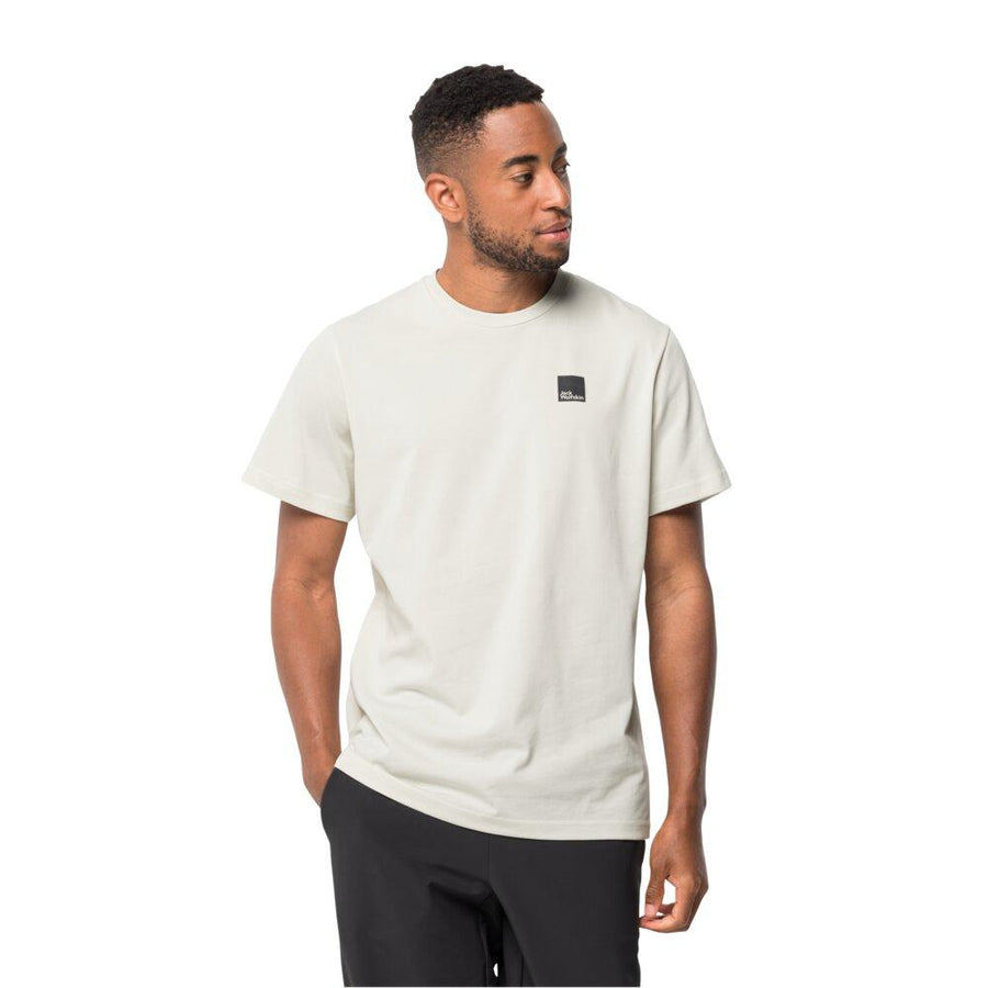 Jack Wolfskin Bike Commute T M Synthetic Fiber T-Shirt Shortsleeve silver cloud Größe L