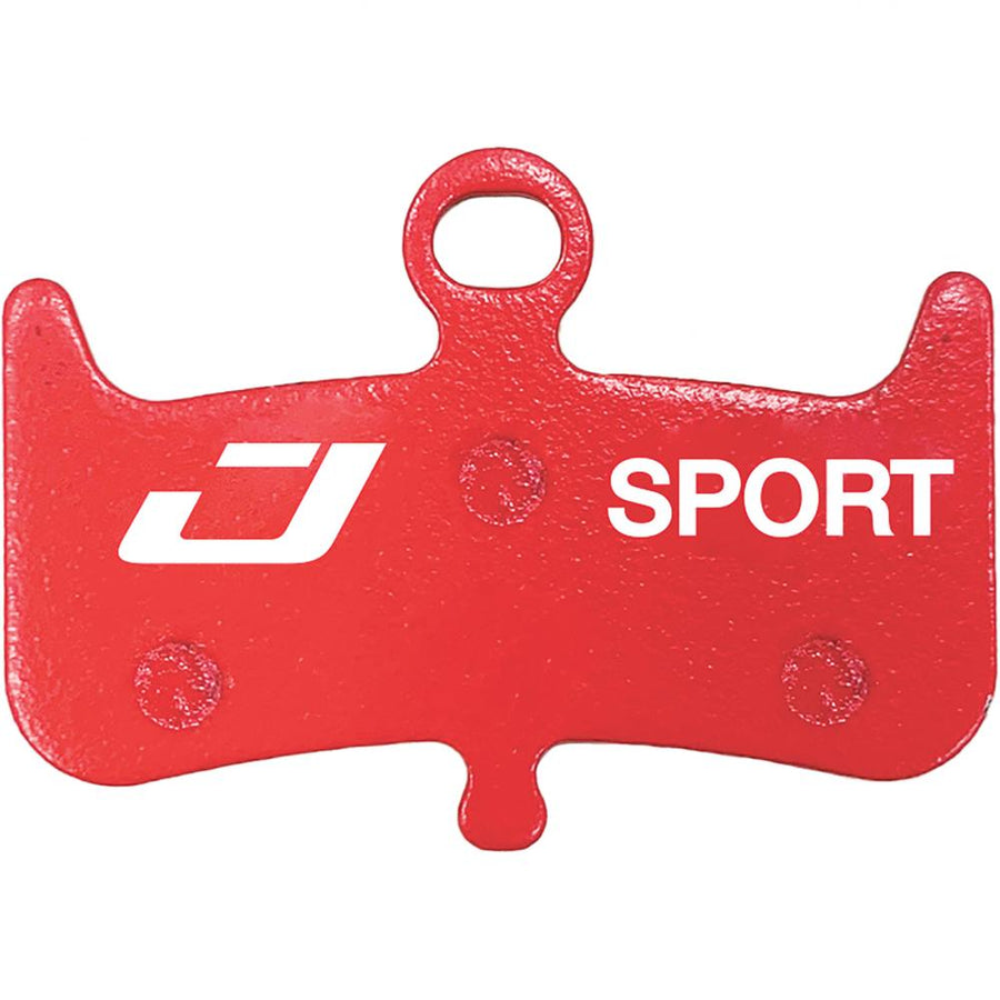 Jagwire Bremsbeläge Disc Sport Semi-Metallic Hayes - Größe Standard Rot - zuverlässige Bremsleistung