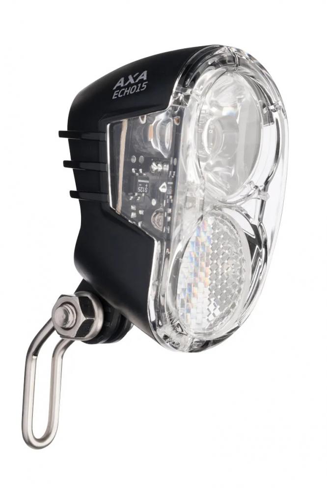 AXA Echo 15 E-Bike LED-Frontlicht, helles Fahrradlicht für optimale Sichtbarkeit.