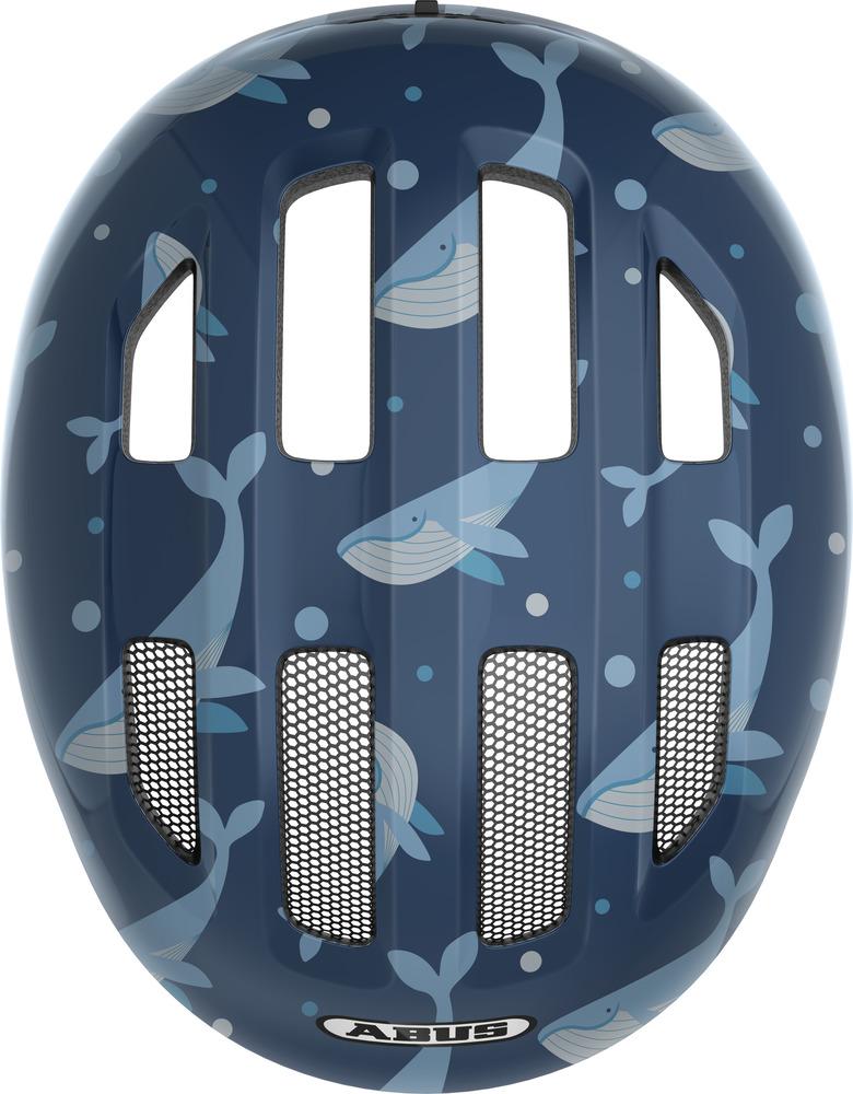 Abus Kinderhelm Smiley 3.0 blue whale S 45 bis 50cm