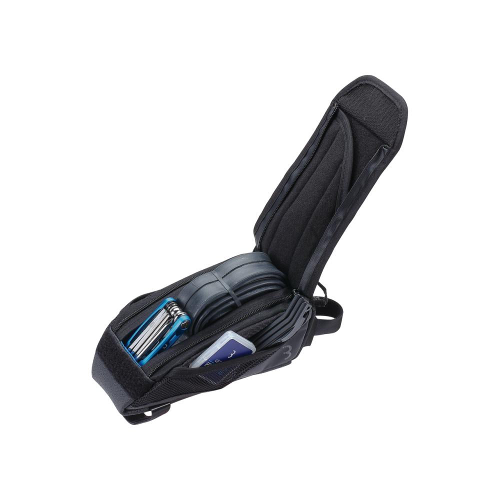 BBB Cycling Rahmentasche TopTank 20x9.5x8.5cm 0,75L schwarz - kompakter Stauraum am Oberrohr
