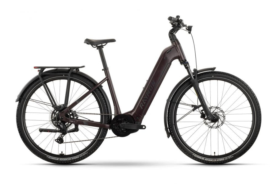 RAYMON Tahona Comp Wave - 800 Wh, Größe S, plum noir