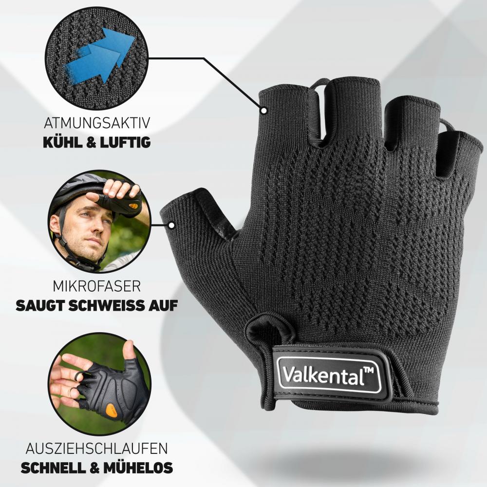 Valkental Handschuhe BikeRider Advanced Gr. XS Schwarz