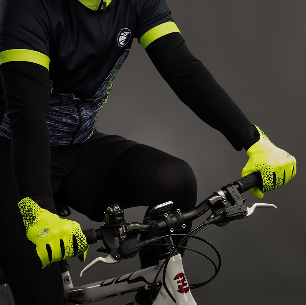 Chiba BioXCell Light Winter - Größe XXL, Softshell, Gelpolster, Silikongriff, Touchscreen-kompatibel, reflektierend, Fleece, lange Stulpe, waschbar