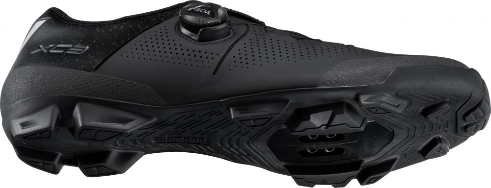 SHIMANO Fahrradschuhe XC302 Herren/Damen MTB SPD Fahrradschuhe Größe 43 breit Schwarz
