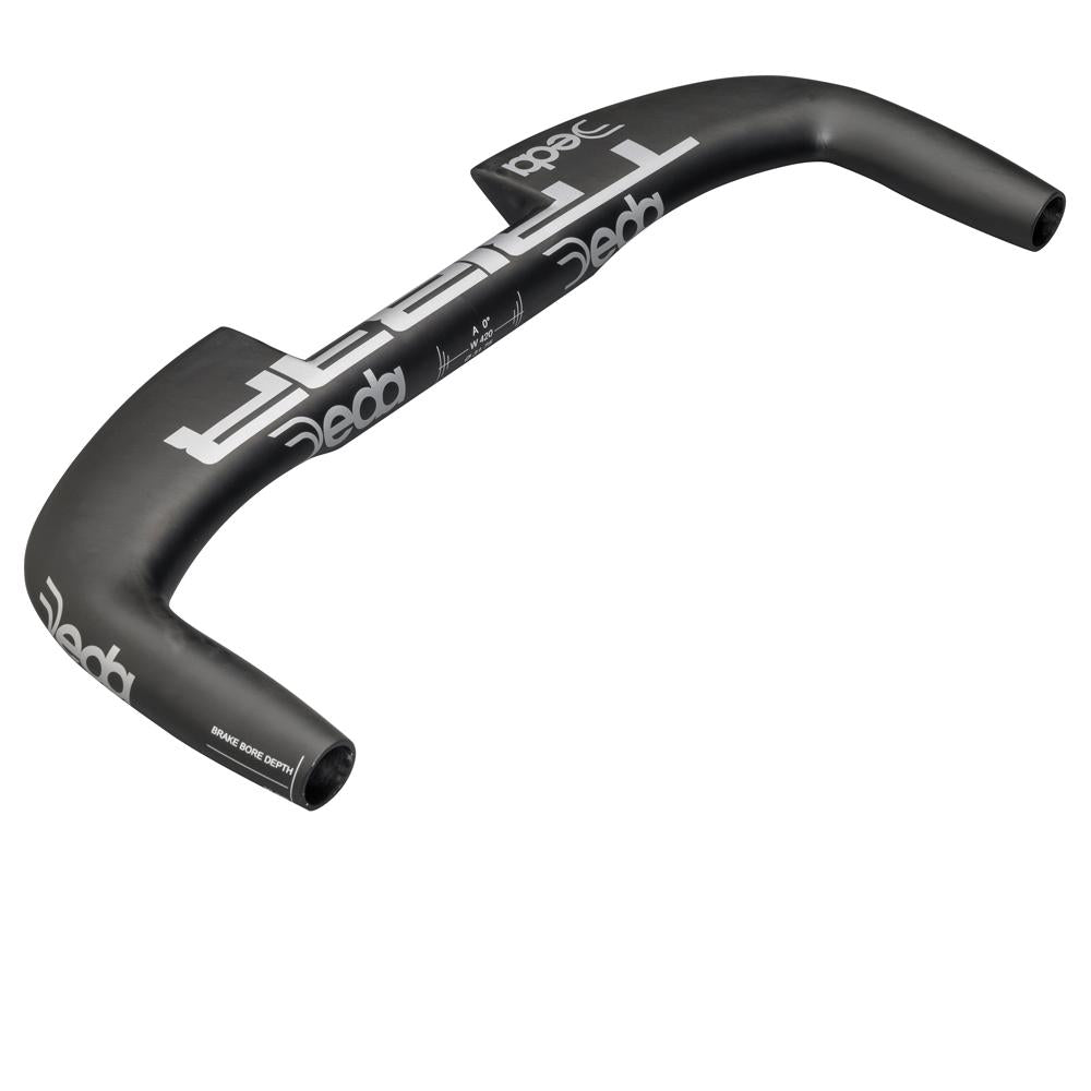Deda Tribar DCR Carbon Lenker 42cm. Aerodynamischer Basislenker für Zeitfahren in schwarz.