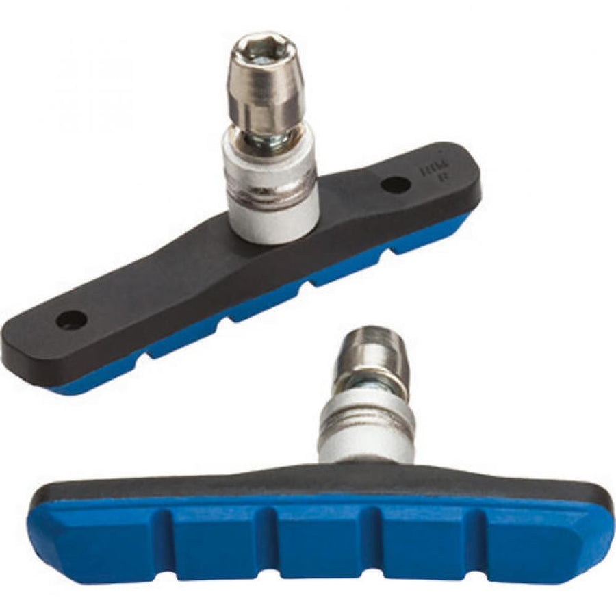 Jagwire Mountain Sport Bremsschuhe V-Brake Blau - All-Weather Kompatibilität mit Cantilever